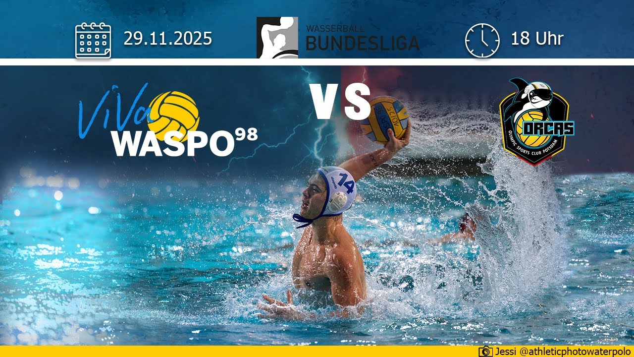 WASPO98 Hannover vs ORCAS Potsdam | Wasserball-Bundesliga 25/26