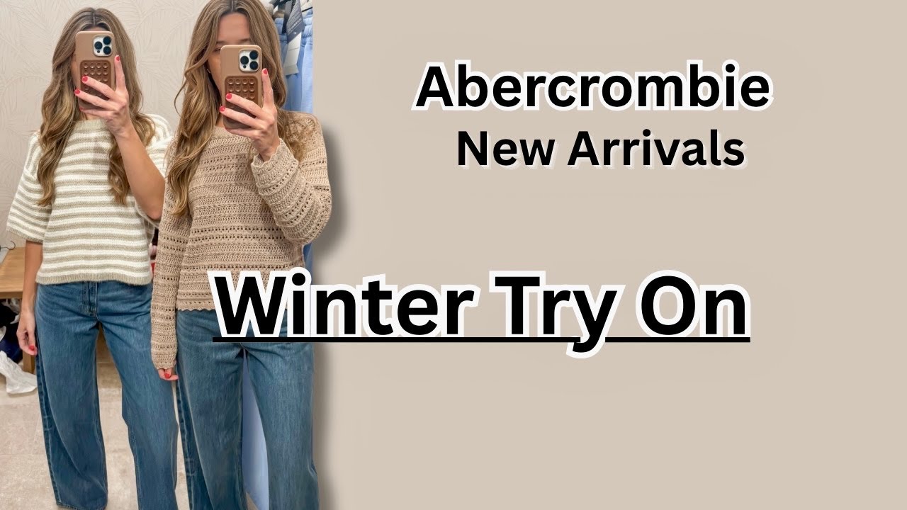 Новинки Abercrombie | Примерка зимней коллекции в магазине