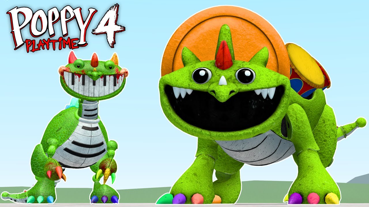 I FOUND DRUMCERATOPS, BROTHER OF PIANOSAURUS FROM POPPY PLAYTIME 4 In Garry's Mod