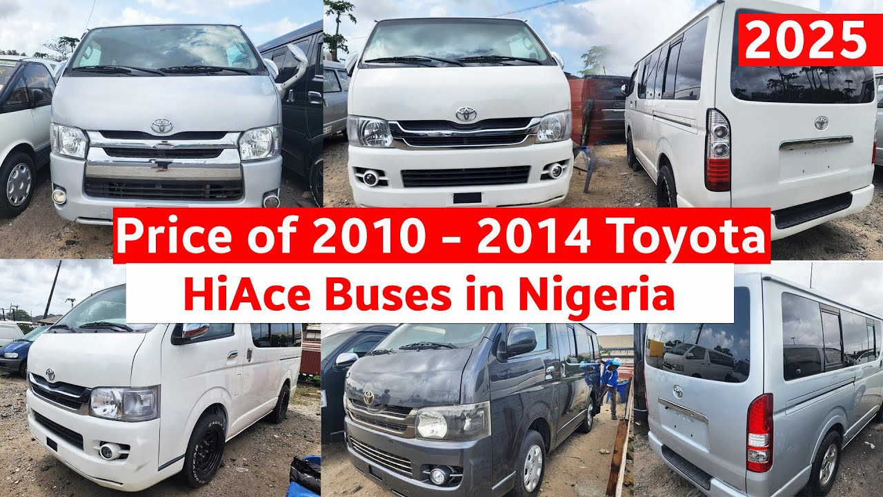 Цена Toyota HiAce 2010&ndash;2014 годов выпуска в Нигерии в 2025 году