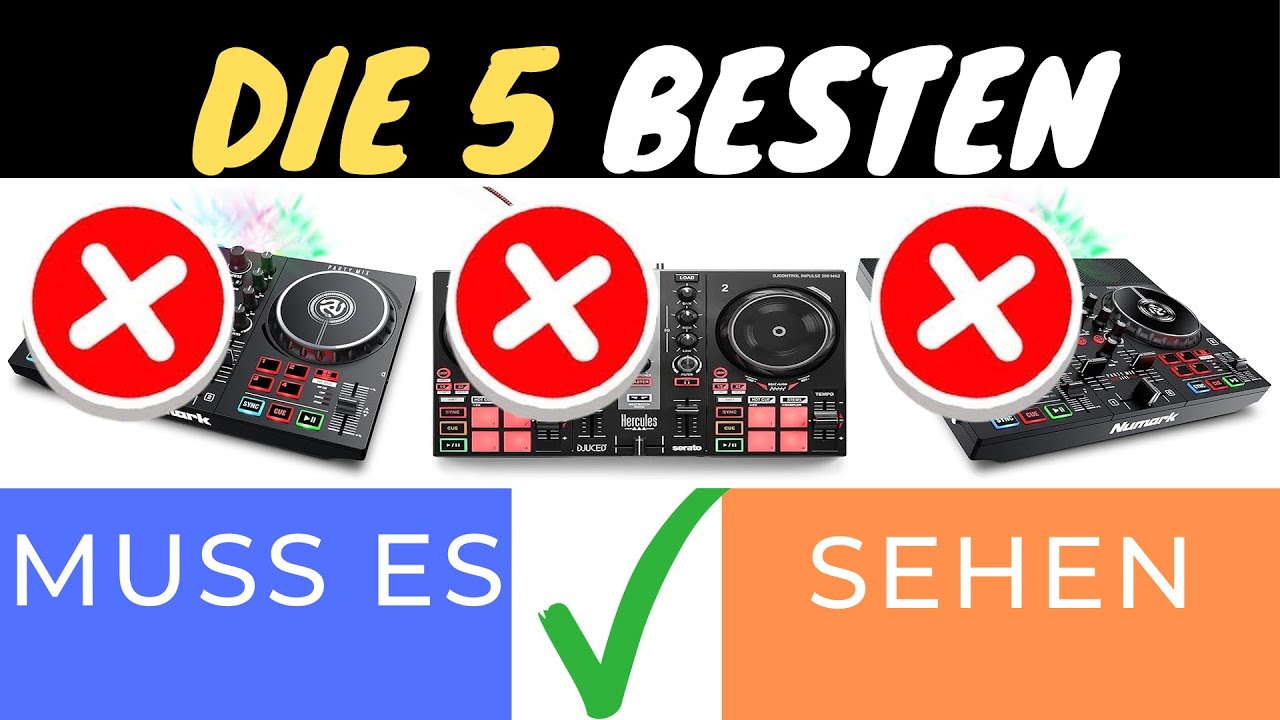 DIE 3 BESTEN DJ-CONTROLLER MIT AUDIOINTERFACE FÜR 2025 🎧🎉 | VERGLEICH & TEST!