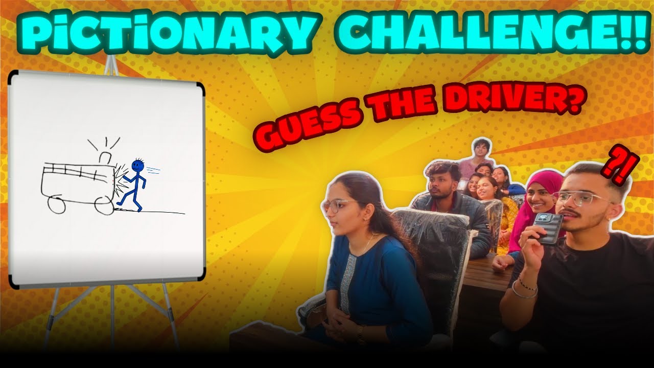 GUESS THE WORD BY DRAWING | PICTIONARY CHALLENGE | MINI GAMES PART-2