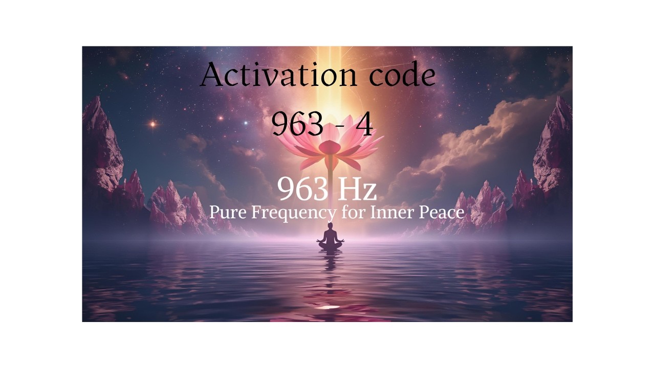 963 -4 Hz | Deep Sleep & Miracle Healing | God Frequency & Pineal Gland Activation