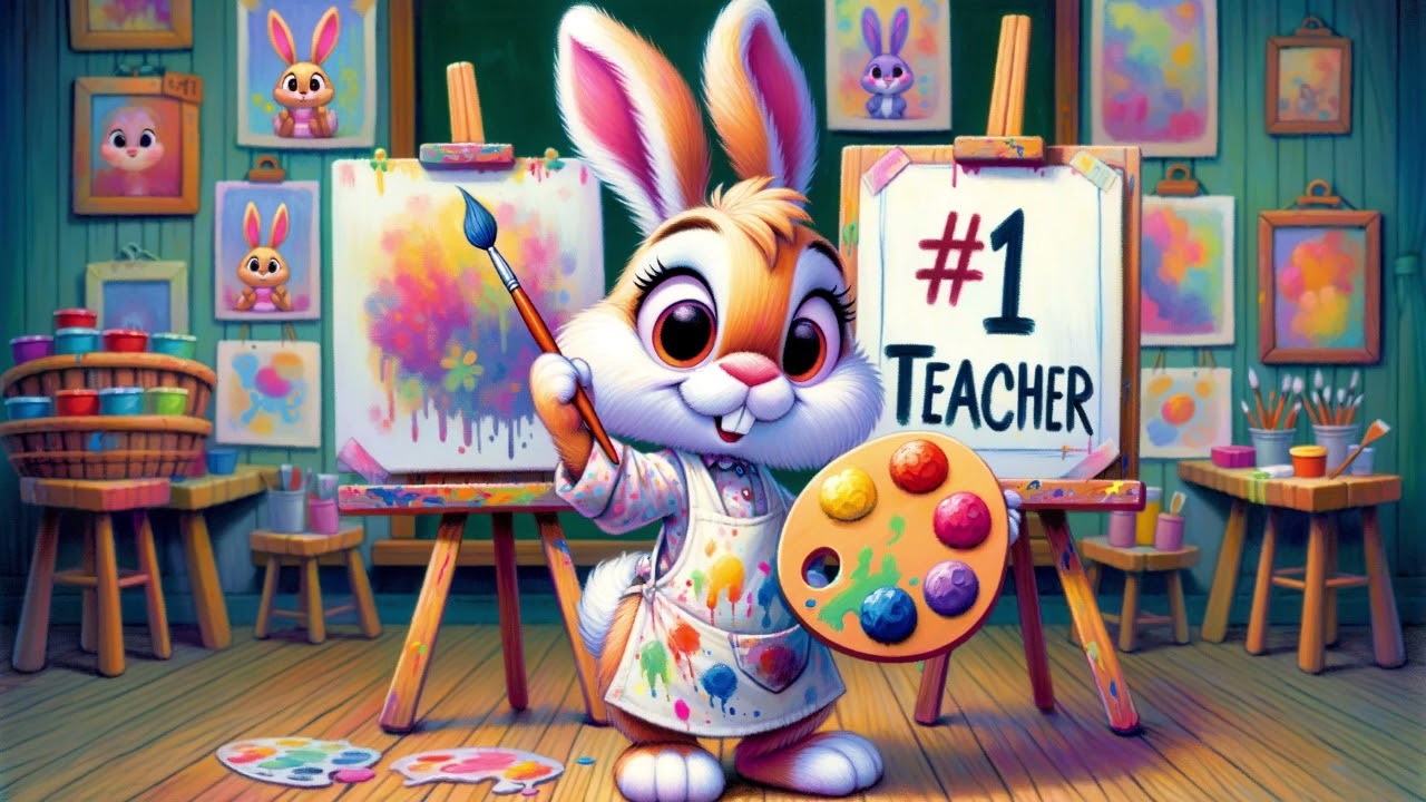 Teacher Appreciation Day Bunnies - Relaxing Jazz Music to Study, Work, Focus - Instrumental Music