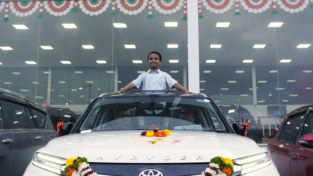 Welcome of New Car | It's Toyota Hyryder Hybrid🥳 |
