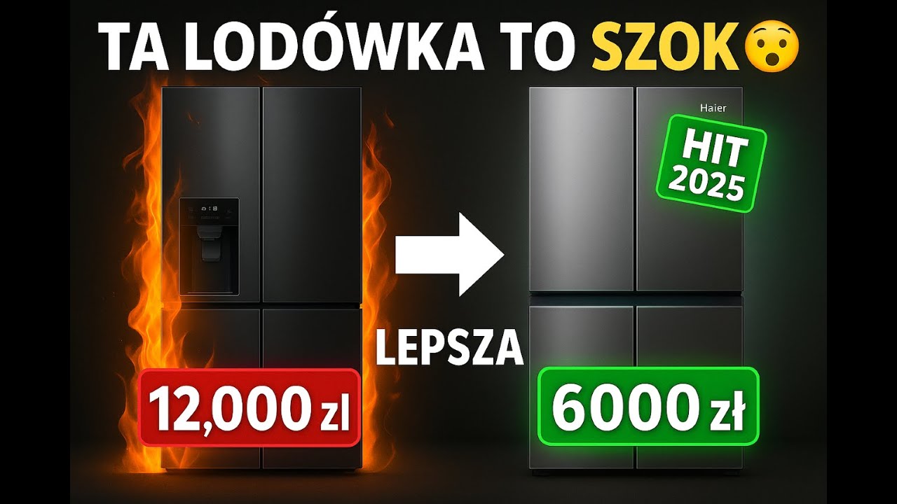 8 DUŻYCH lodówek, które naprawdę warto kupić – bez bajerów, bez ściemy (Ranking 2025)