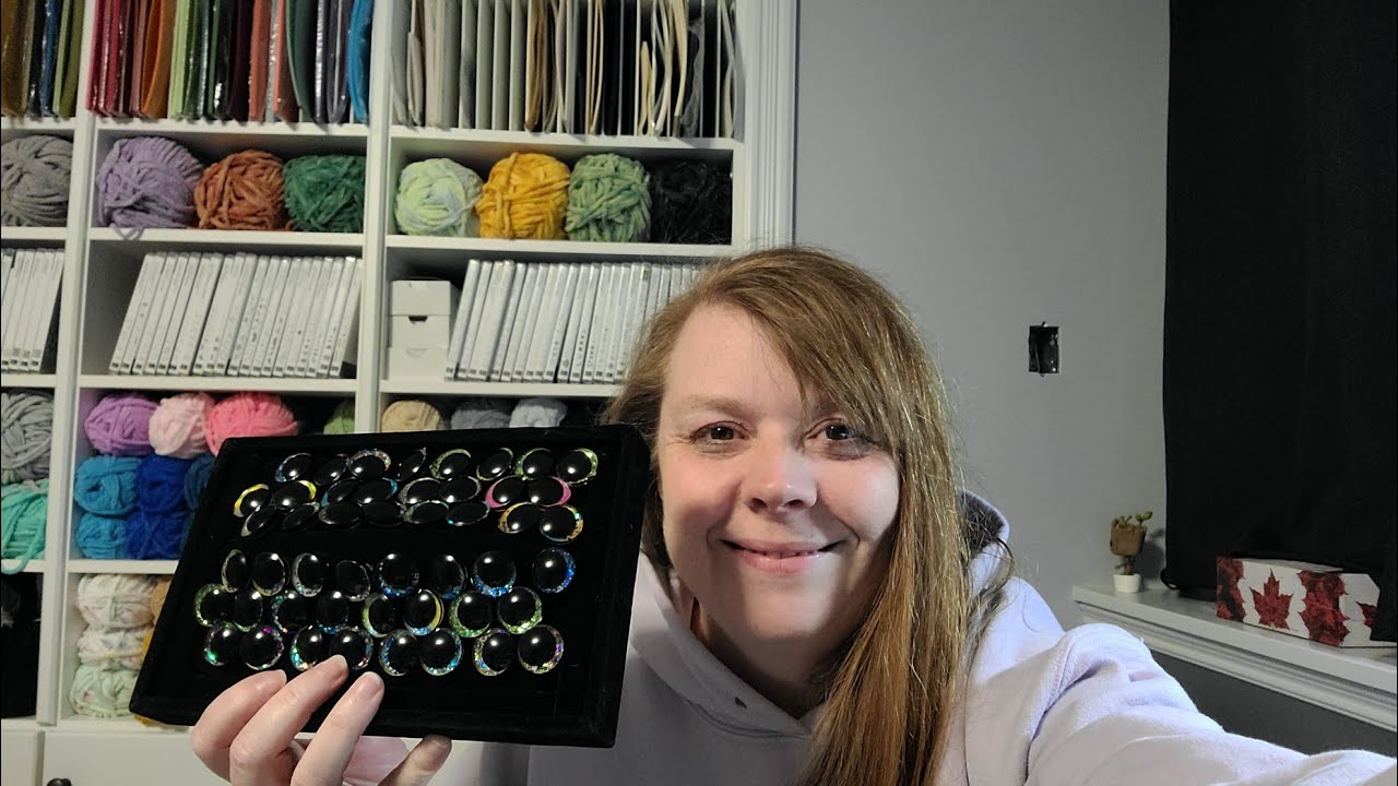 Cottontail Crafts by Heather is live! Sorting safety eyes.