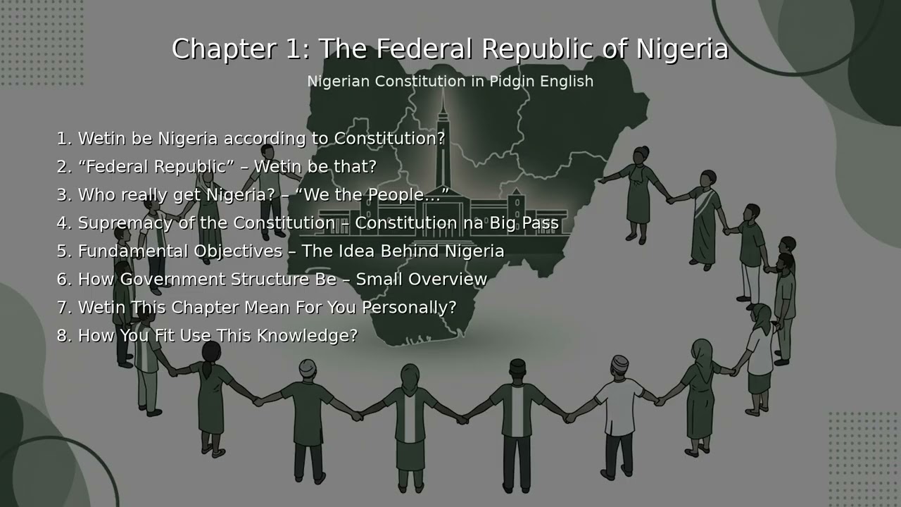 Chapter 1  The Federal Republic of Nigeria