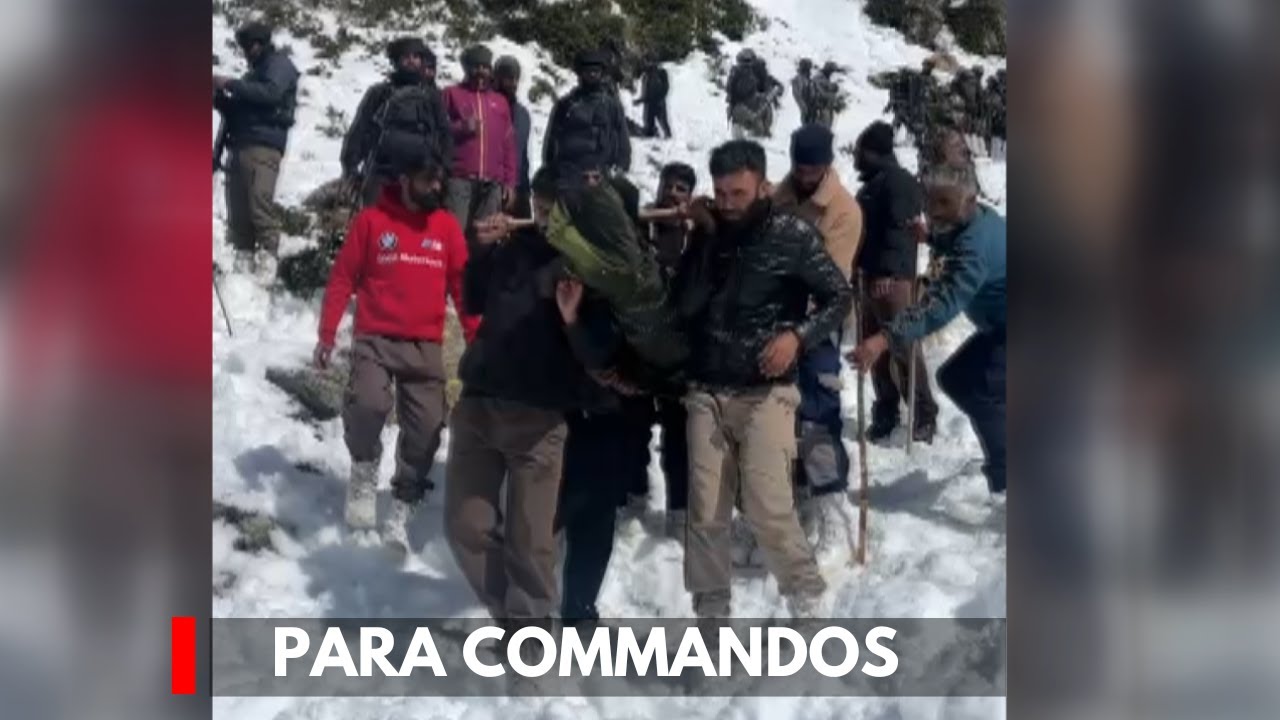 Bodies Of Para Commandos Brought Down From Higher Reaches Of Kokernag