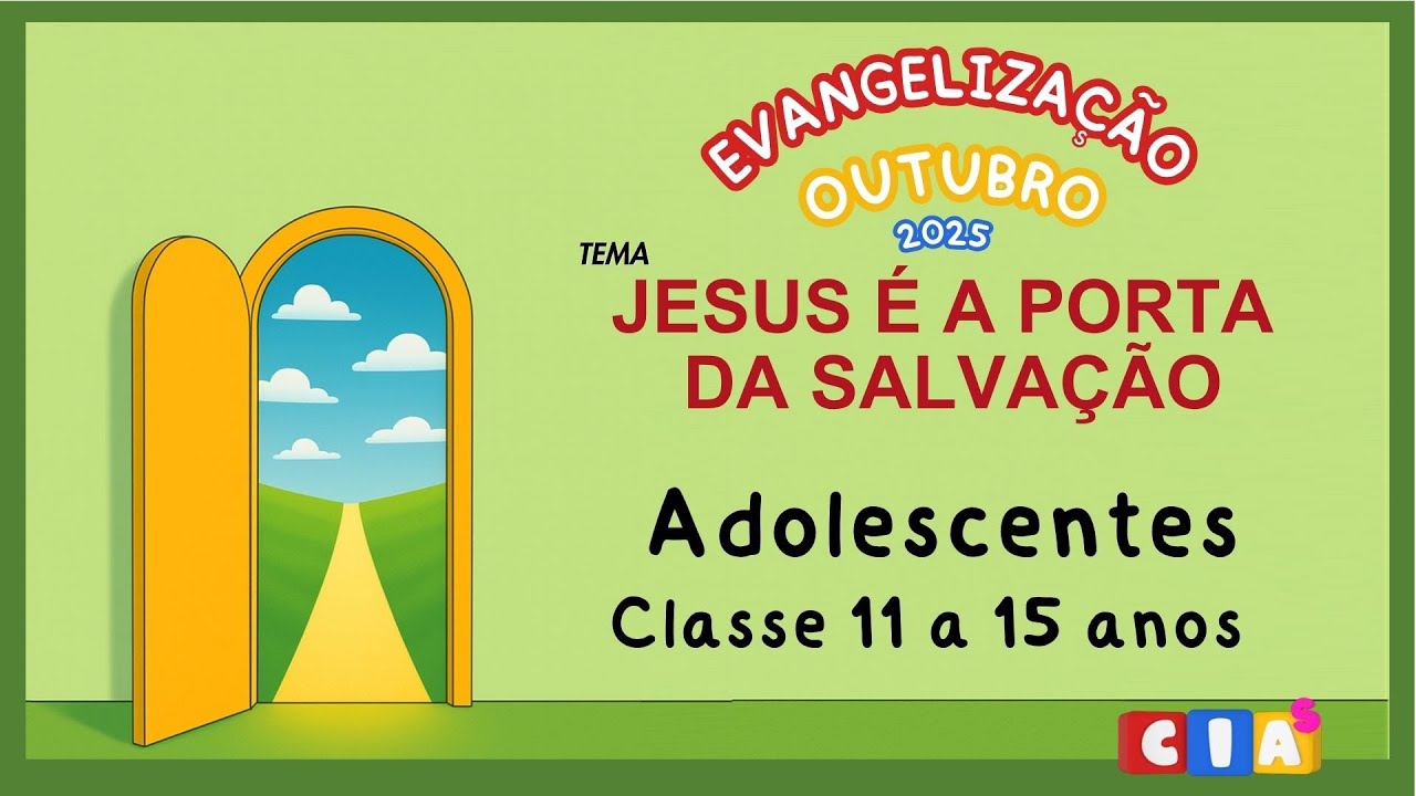 [Adolescentes] - 16h40 - ICM - Evangeliza&ccedil;&atilde;o de CIAs 2025 - 26/10/2025