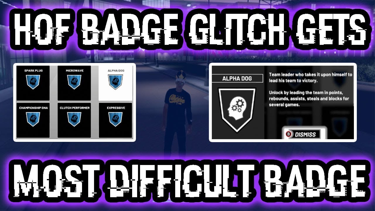 NBA 2K19 NEW BADGE GLITCH CAN GET MOST DIFFICULT BADGE FAST! 90% OF PLAYERS DON'T HAVE ALPHA DOG!