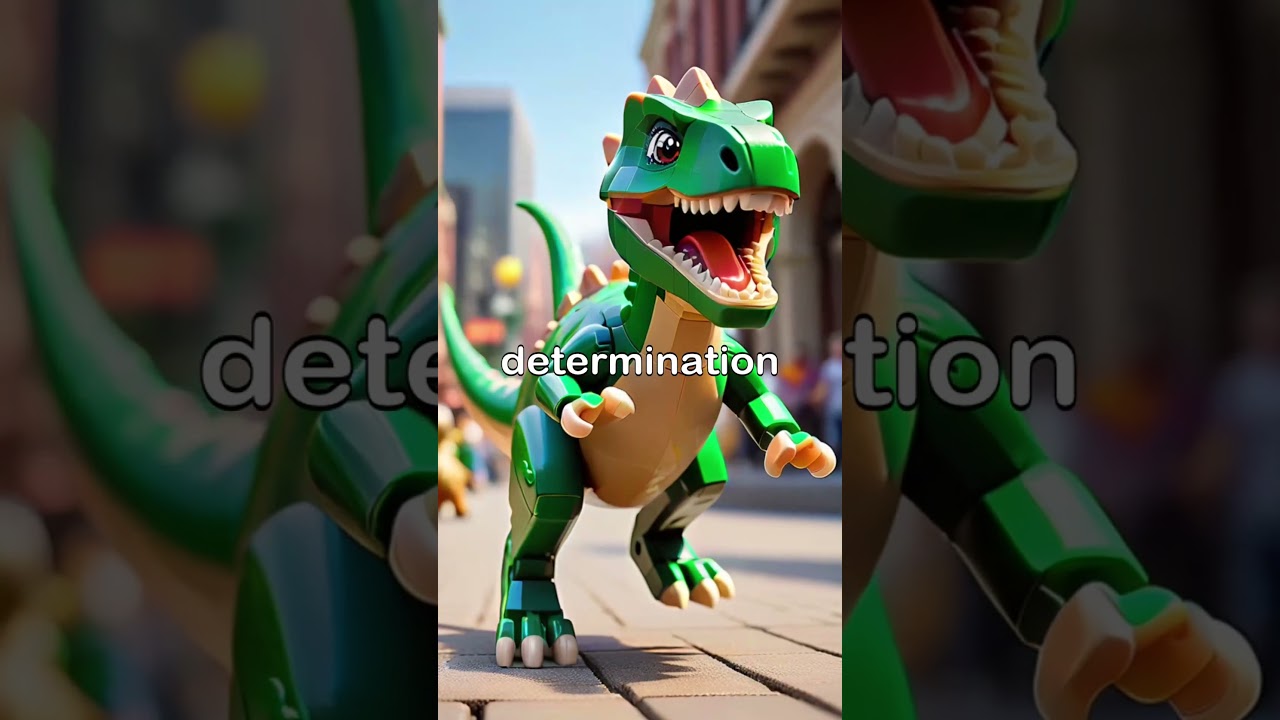 Baby Yellow Dinosaur dancing smiley in the crowd#aiedits #fypyoutube #fypシ゚viral #dinosaur#animation