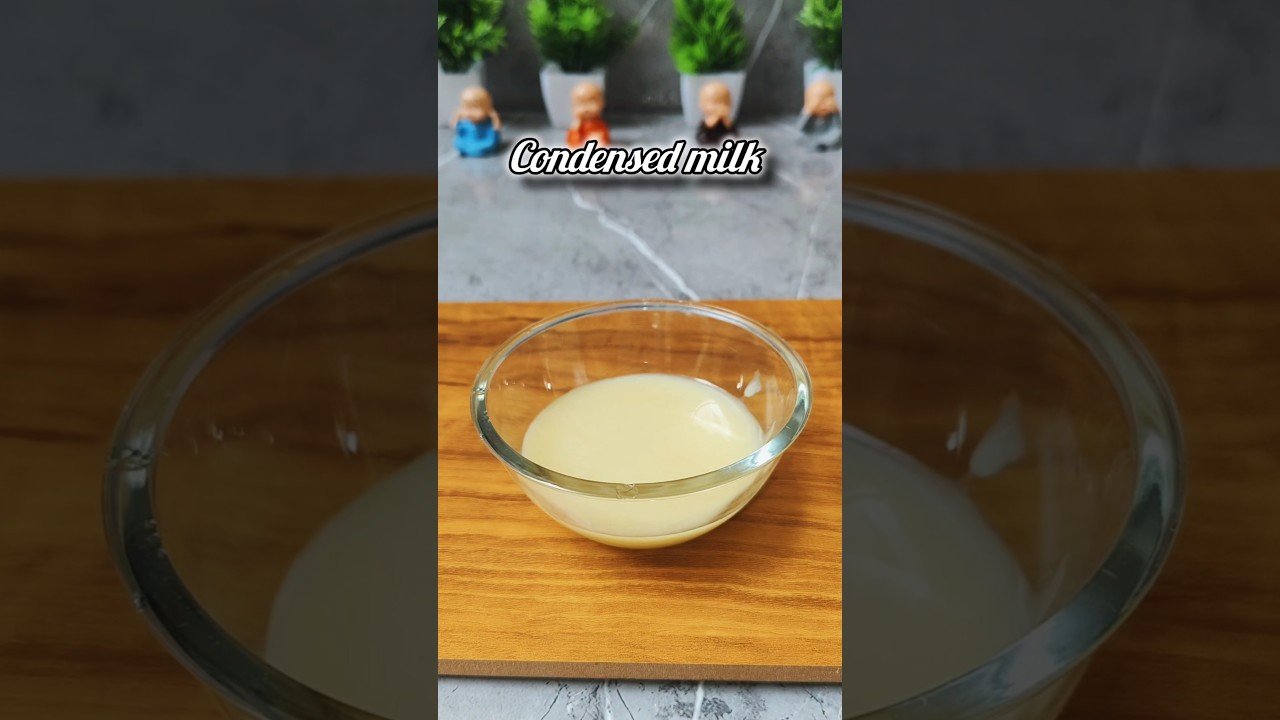 Homemade condensed milk 