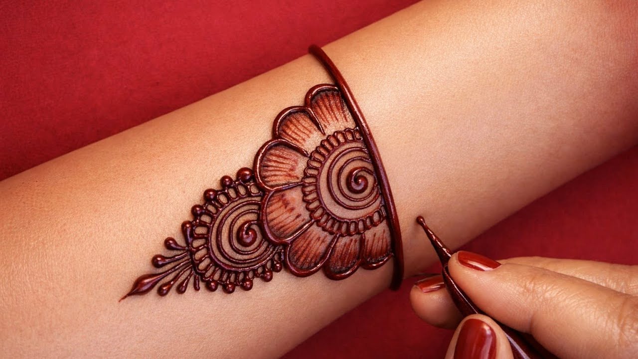 New stylish full hand mehndi design | easy front hand mehndi | simple mehandi ka design | mehndi