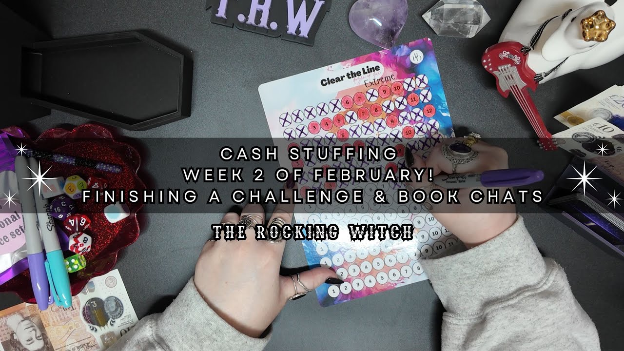 Cash stuffing week 2 of February! Finishing a challenge & book chats