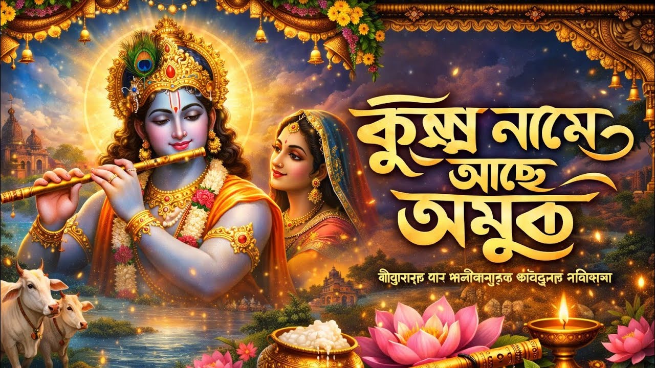 কৃষ্ণ নামে অমৃত || New Krishna song 2026 || Sangeet Bengal 