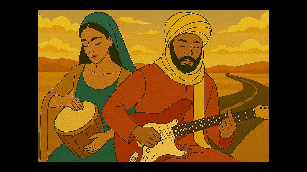 🔥Epic Tuareg Desert Blues Guitar Mix – Tuareg & Gnawa Fusion