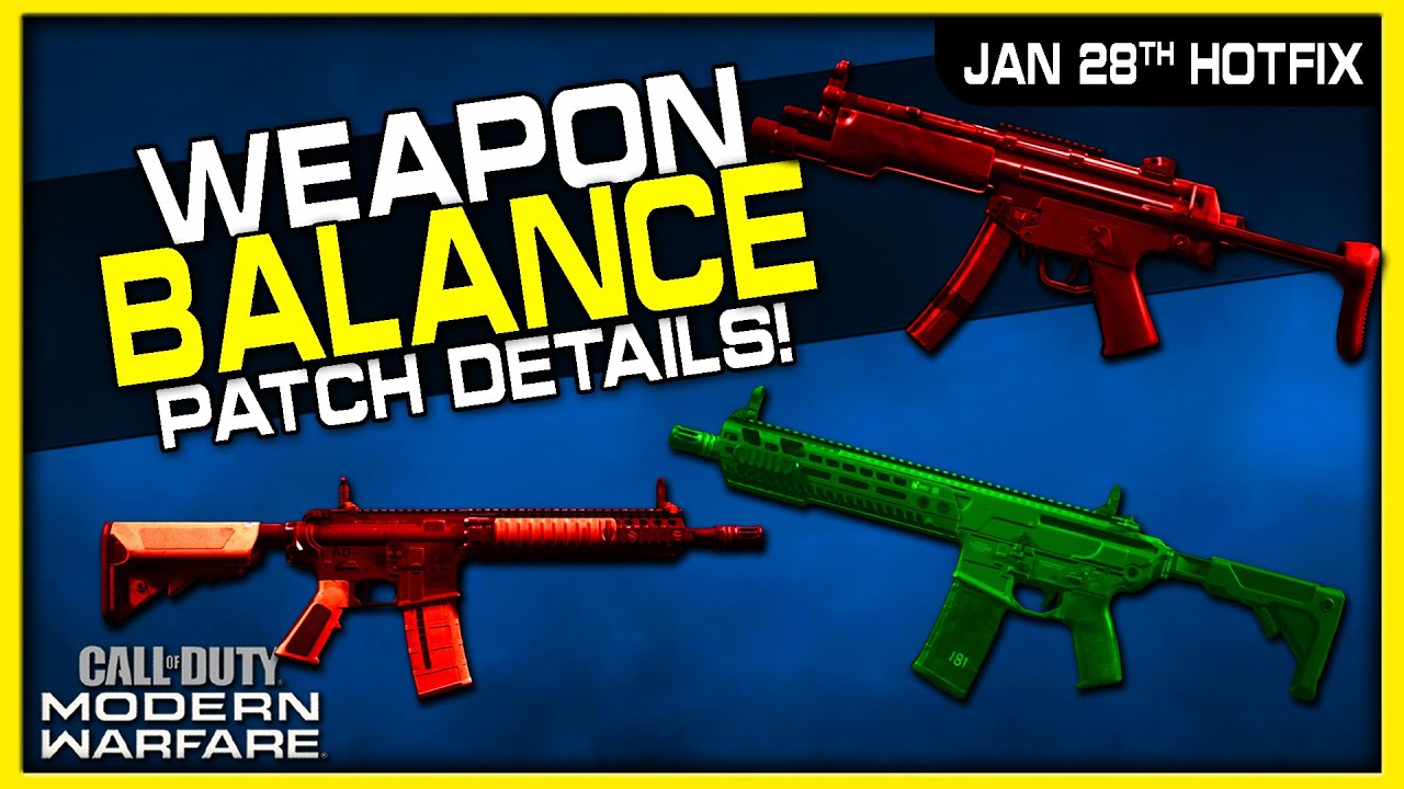 M4A1 & MP5 Nerfed, M13 Buffed, + Hidden Fix! (Modern Warfare Patch Details Jan 28th)