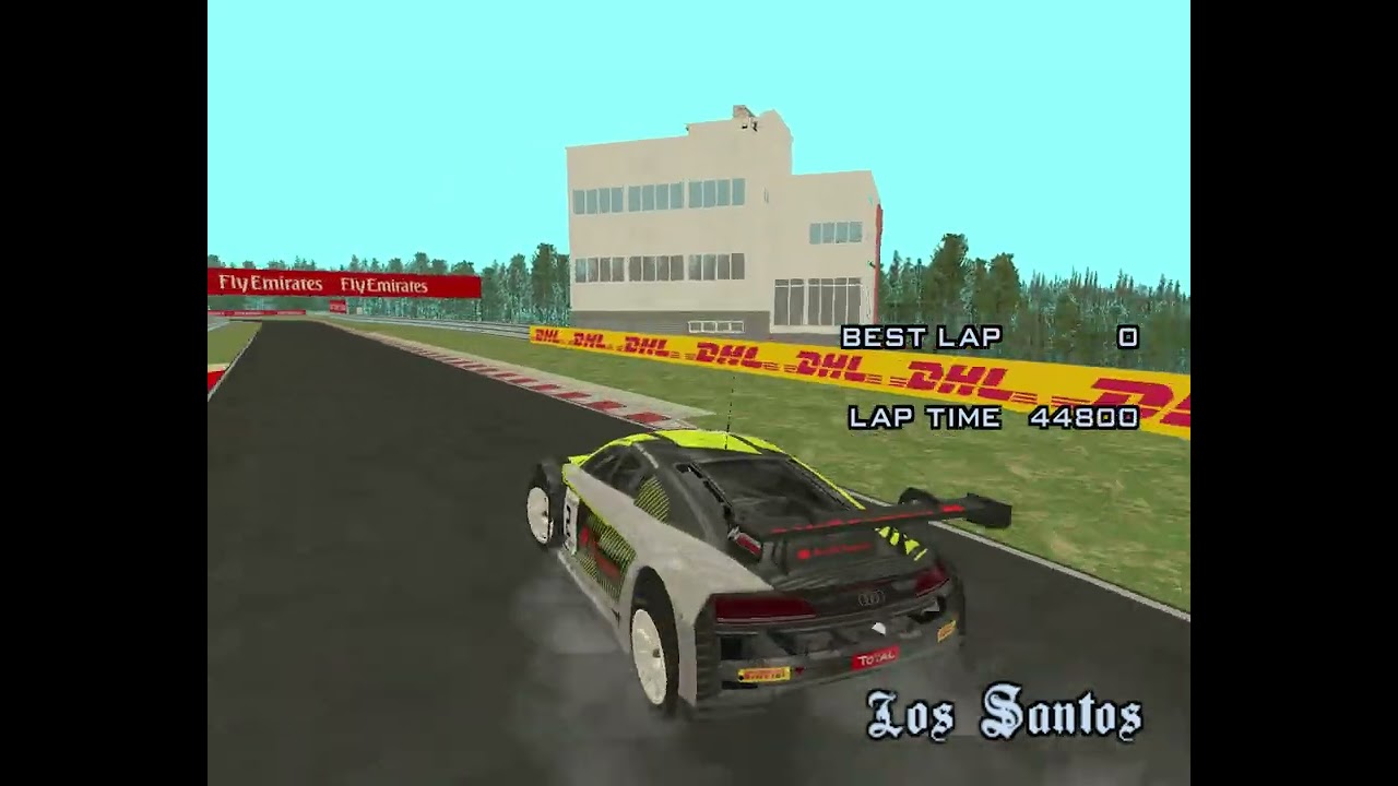 GTA San Andreas Race Mods - Audi R8 LMS GT3 Evo @ Hungaroring