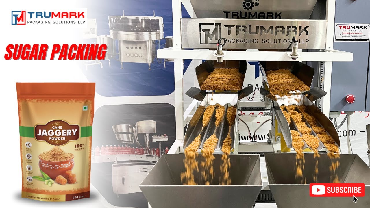 start your Jaggery Powder packing plant | filling, printing and sealing machine for small business