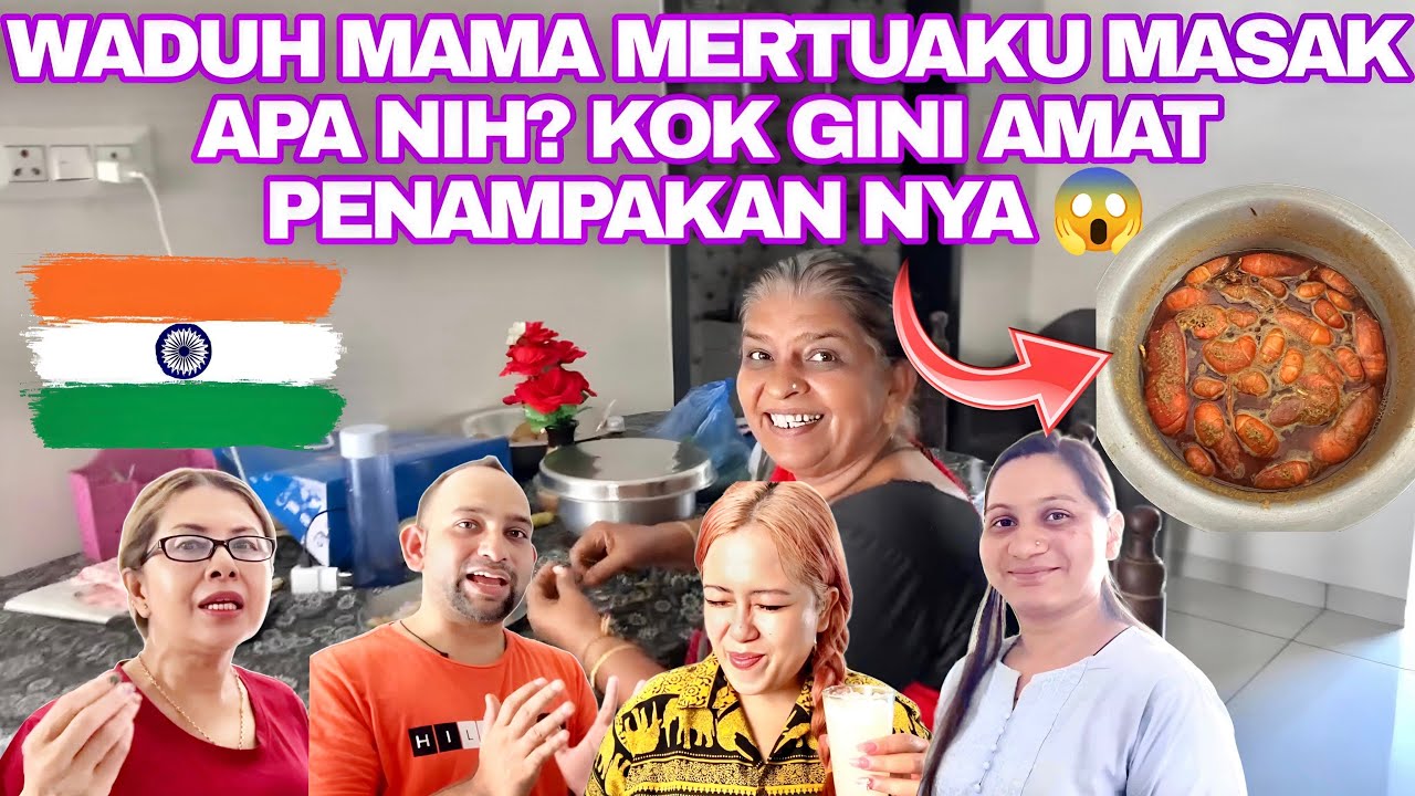 WADUH DI MASAKKIN MERTUA INDIAKU MAKANAN APA NIH? KOK GINI AMAT PENAMPAKKANNYA 😱