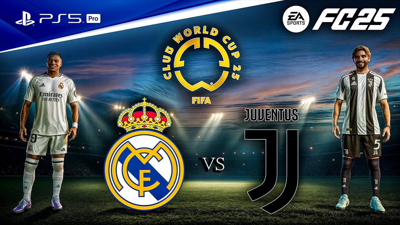 FC 25 &ndash; Real Madryt kontra Juventus | FIFA Club World Cup 2025 | PS5&trade; Pro [4K60]