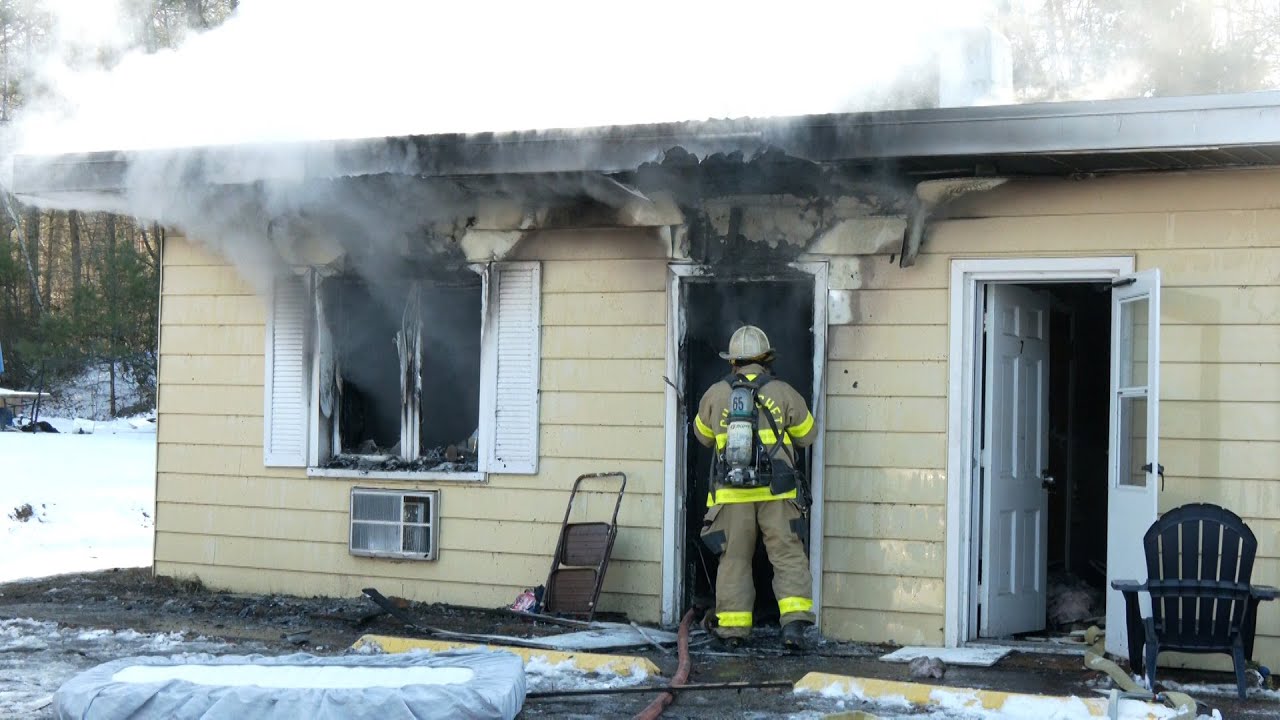 Glocester, RI Motor Inn heavily damaged by fire