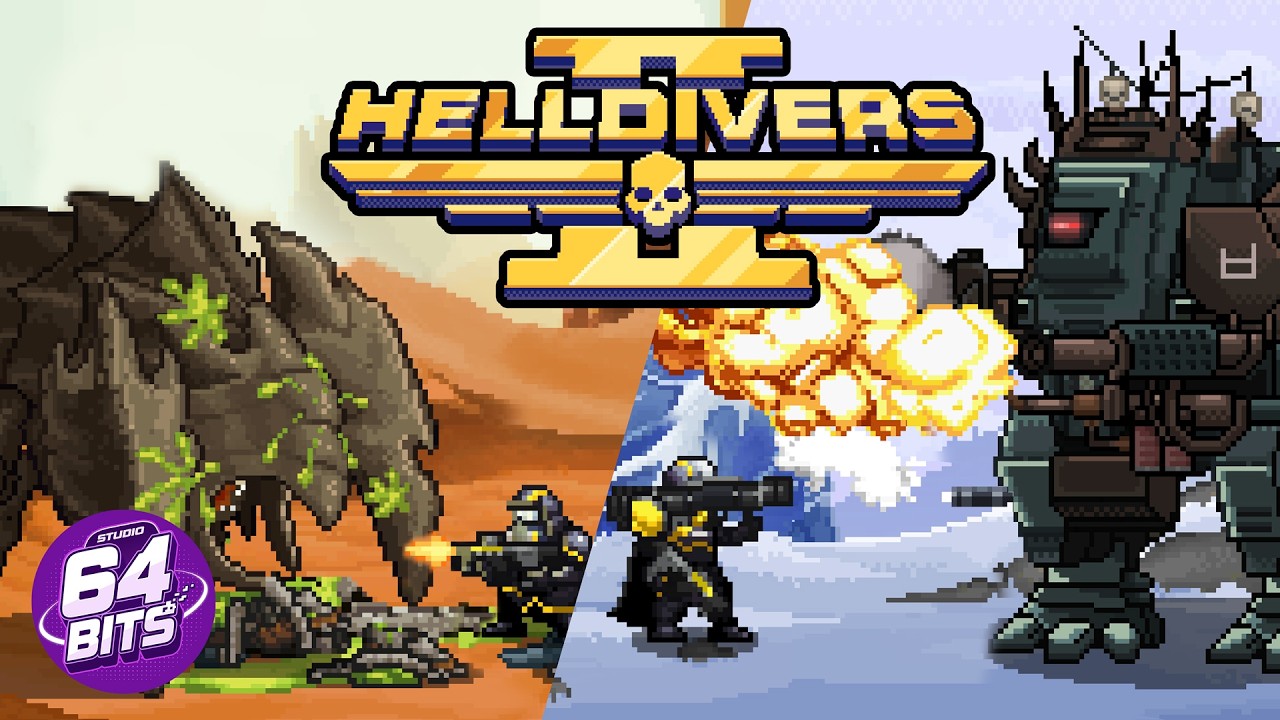 64 Bits - Helldivers 2 Demake for Neo Geo/Arcades