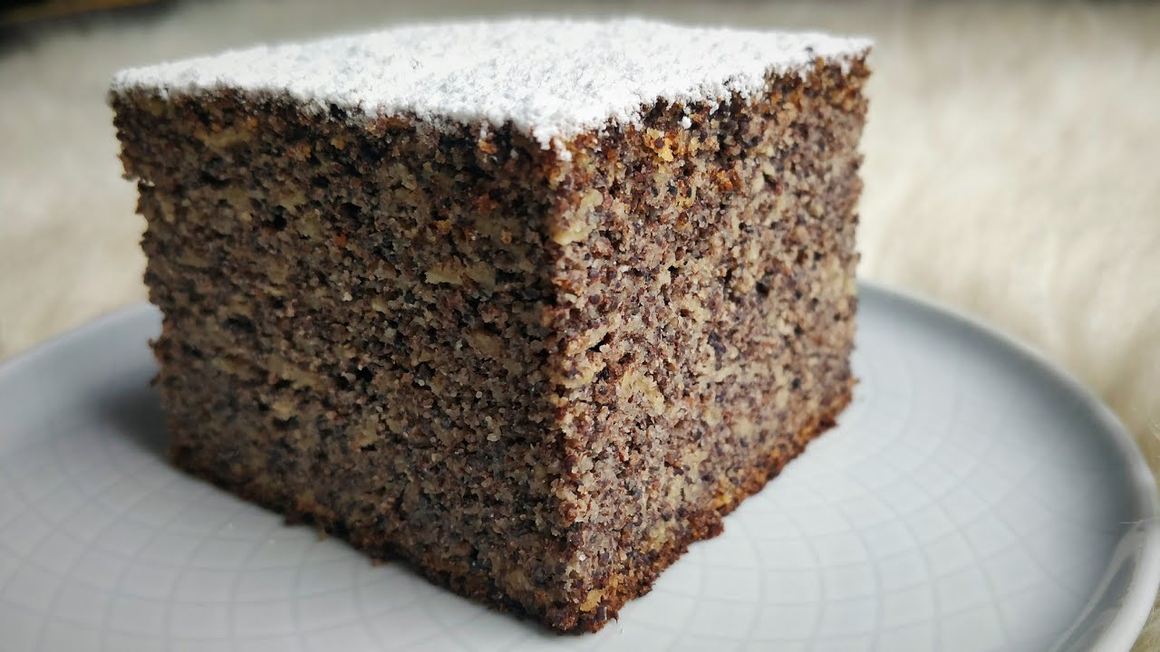 MAKOWIEC JAPOŃSKI -  prosty przepis na makowiec z jabłkami