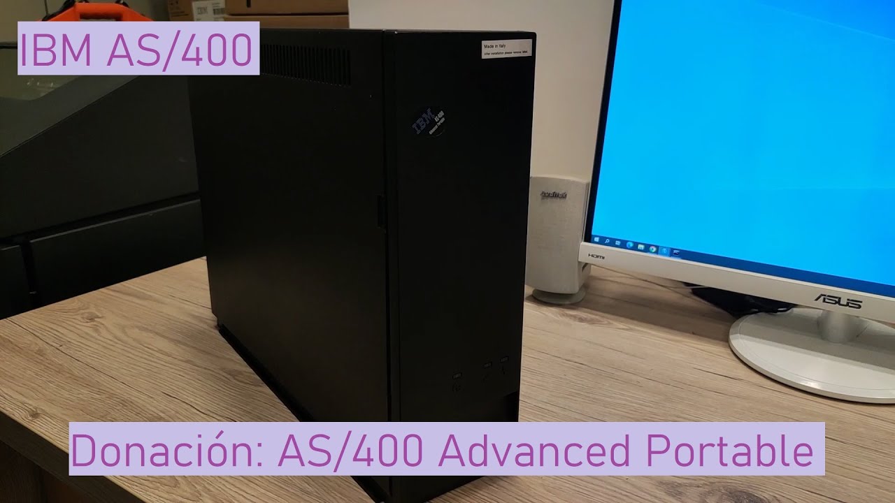 IBM AS/400: Donación para el Museo: AS/400 Advanced Portable