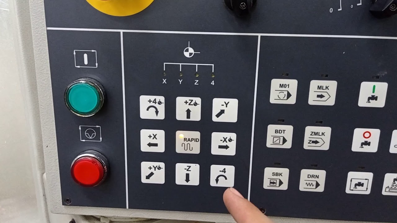 Referênciando a máquina (hardinge bridgeport FANUC) #fanuc #cnc