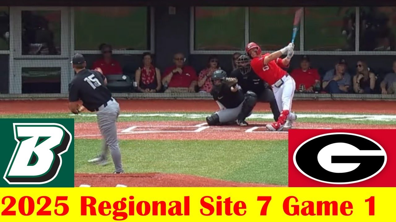 Binghamton vs #7 Georgia Baseball Highlights, 2025 NCAA Regional Site 7 Game 1
