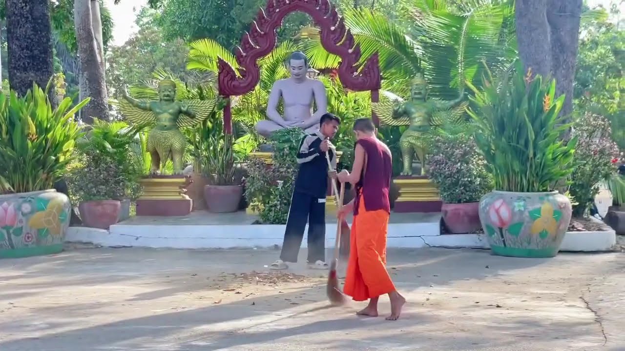 អារុណោទ័យ​ ពី​វត្តភូមិថ្មី​ 👏💚🌺
