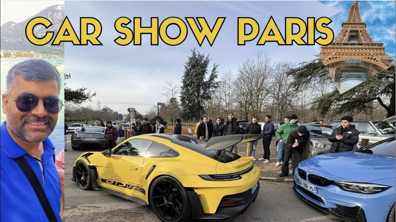 A car meet in Paris