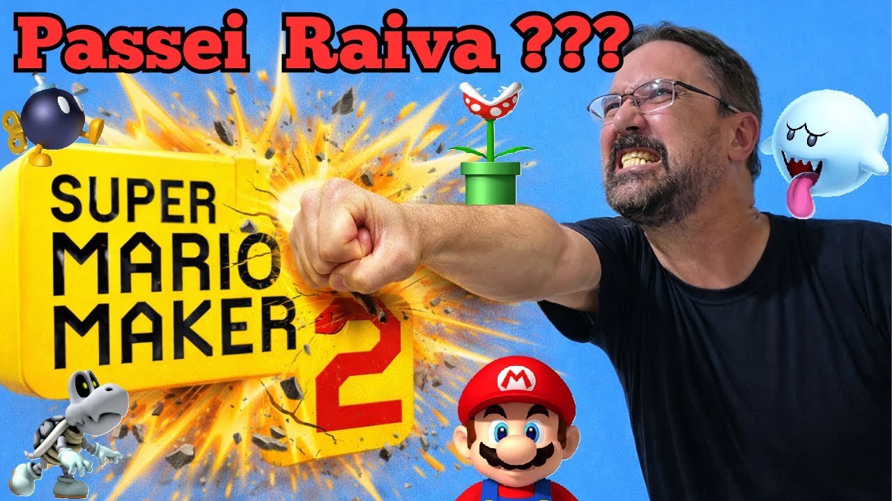 Super Mario Maker 2 - Acho que teve Rage !!!