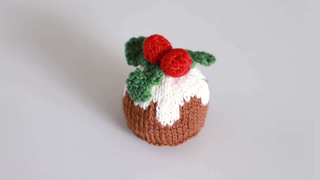 [크리스마스 손뜨개] 크리스마스 푸딩 | Christmas pudding  (+English Pattern)