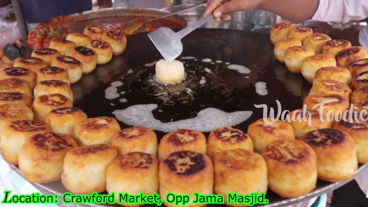 Mumbai Famous Tikki Chole Roadside Snacks | Indian Street Food | Mumbai Street Food