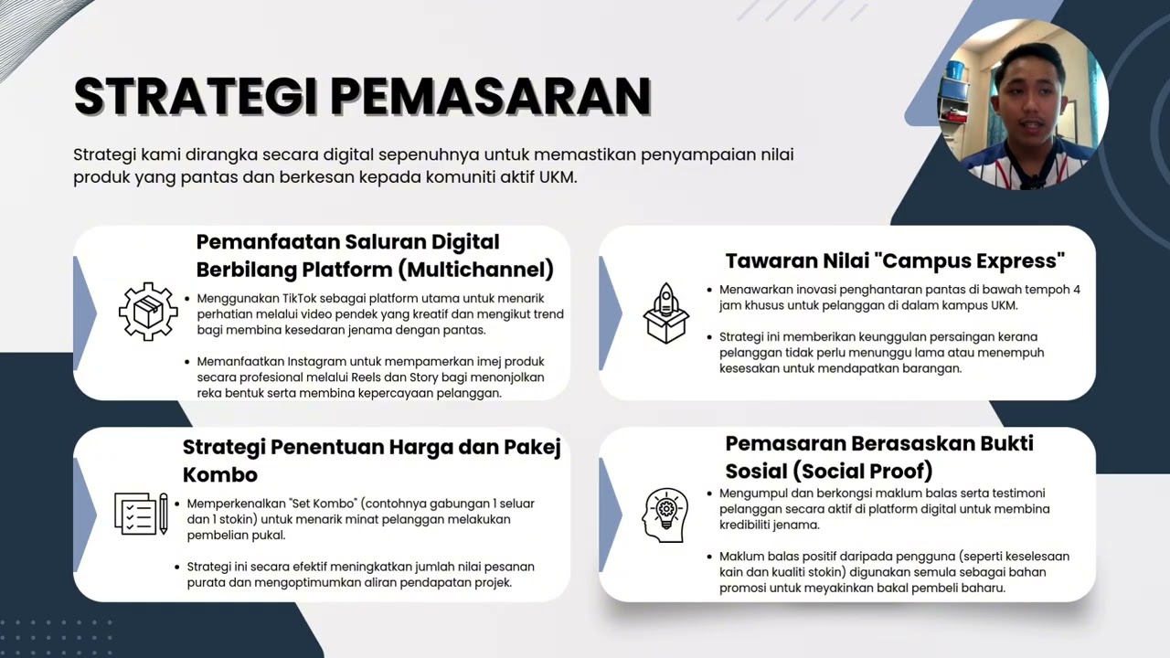 GGGA 3242 LATIHAN PENDIDIKAN KEUSAHAWANAN : “GRIP & DASH” PROJECT | KUMPULAN 2