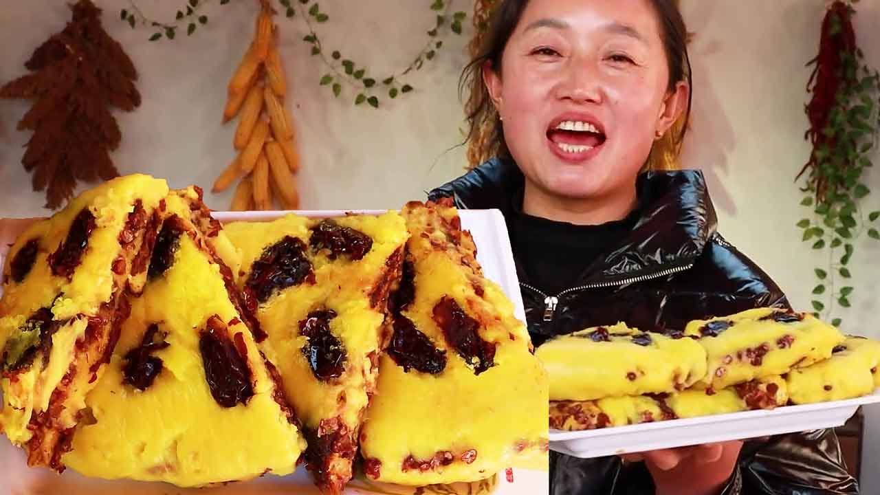 Скоро кит. НГ. Готовьте лепешки из крас. фиников и желт. рис. лапши. [Сев. Шэньси изм. Ян]