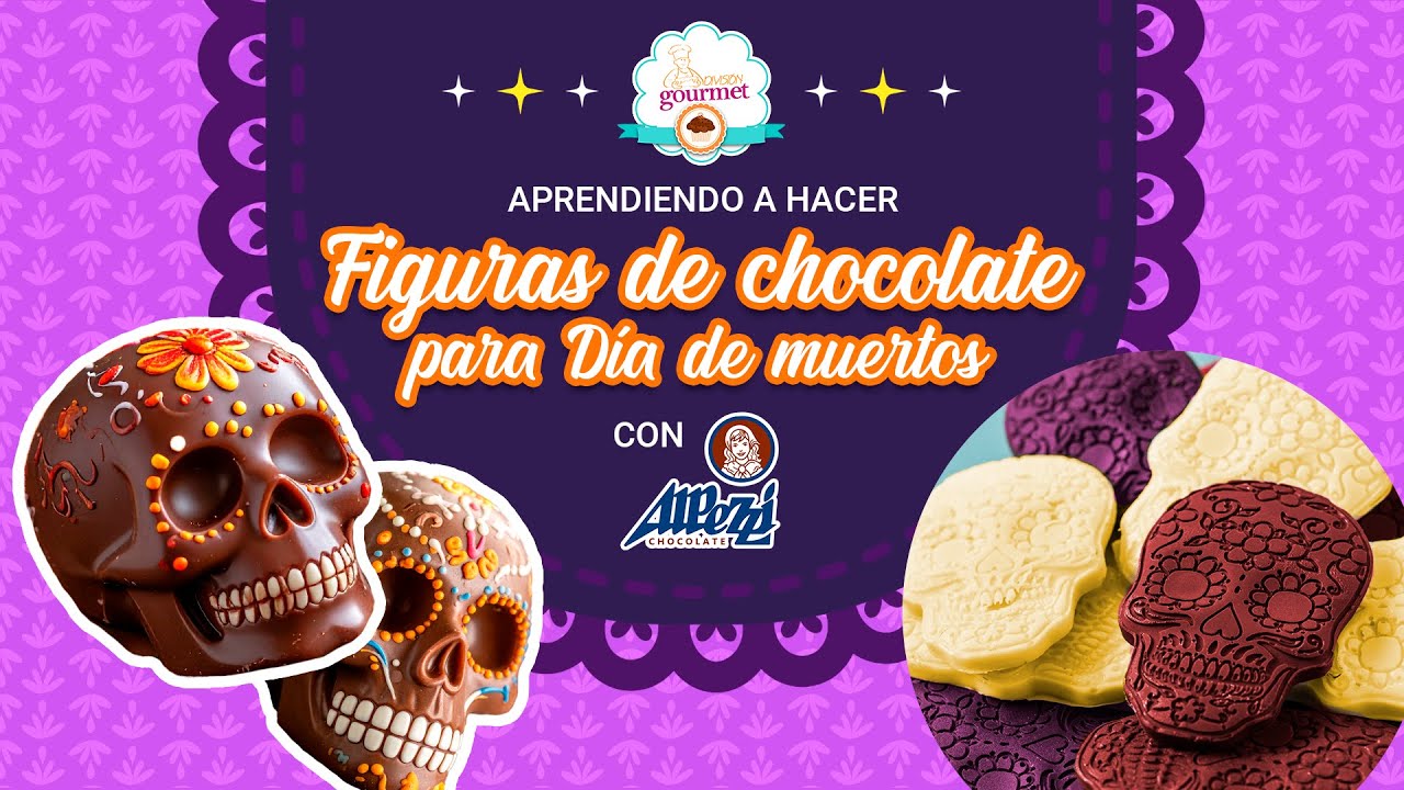 Figuras de Chocolate para Día de Muertos 🍫 | Guía detallada con Alpezzi