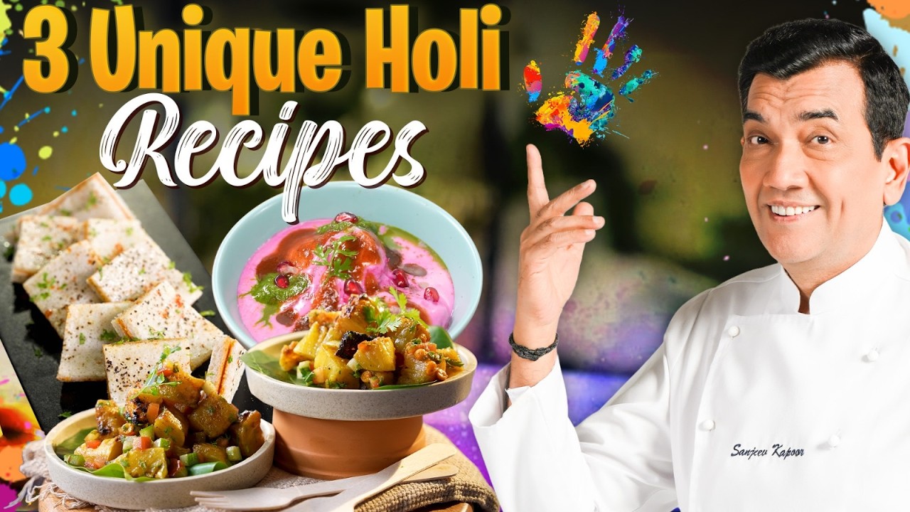 Holi Special Celebration Menu | Creative & Delicious Ideas By Chef @sanjeevkapoorkhazana