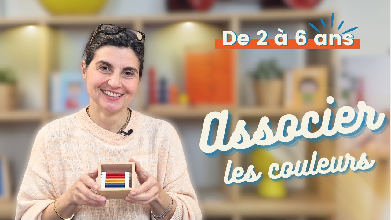 Activité MONTESSORI pour les 2-6 ANS : apprendre les COULEURS en s’amusant