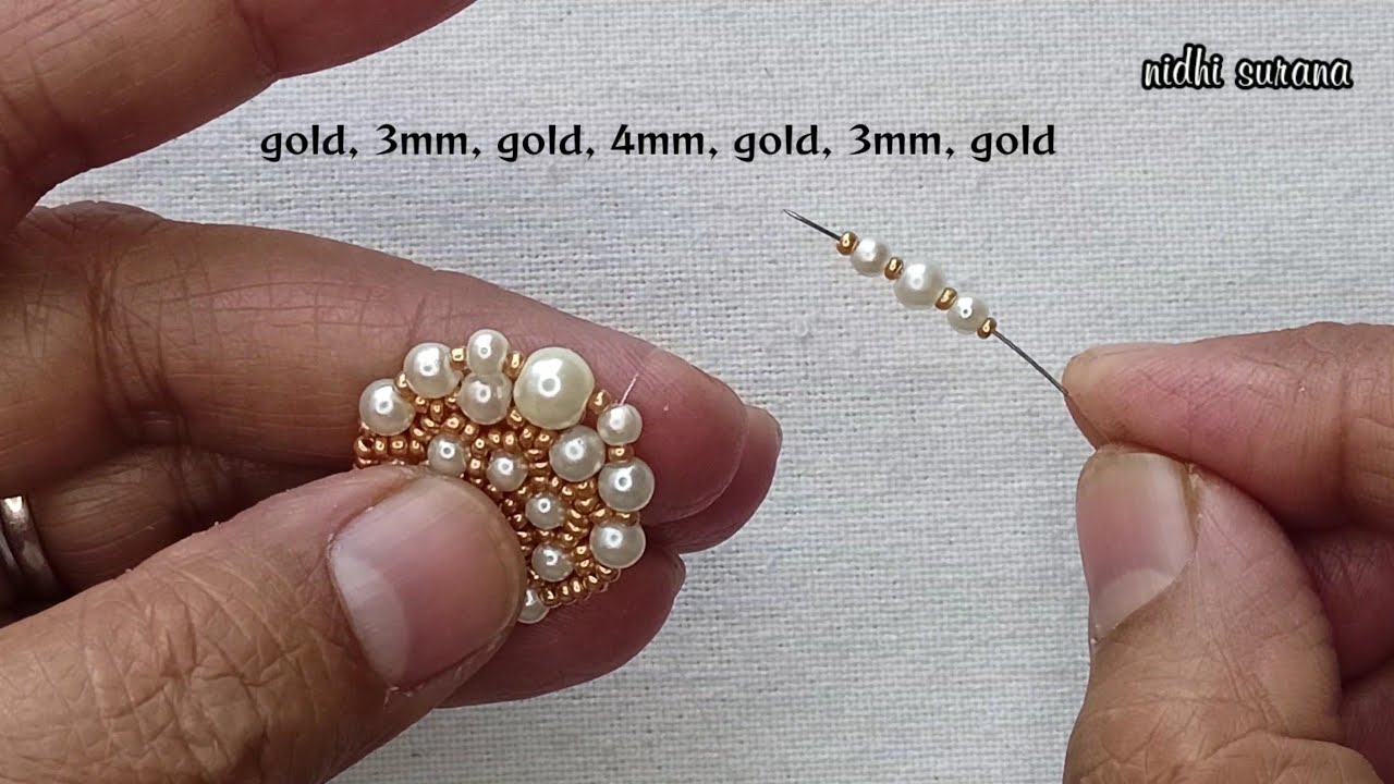 Wedding Special Pearl Jewelry Set/Step-by-step/Pendant/Earrings/Aretes Tutorial diy