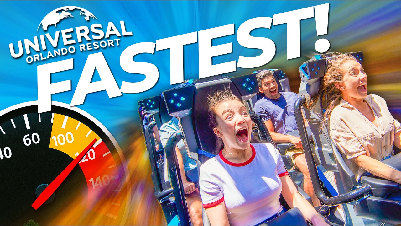 Top 10 Fastest Rides at Universal Orlando 2025 - Epic Universe, Islands of Adventure