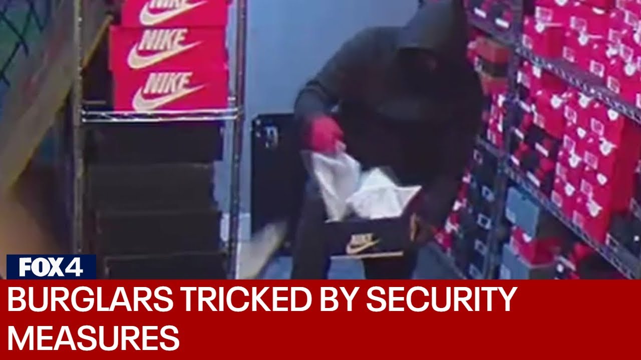 Fort Worth shoe store owner's numerous security measures confound burglars