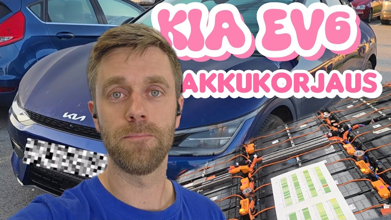 KIA EV6 korkeajänniteakun korjaus. 
