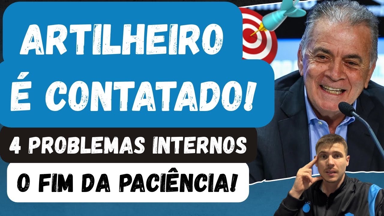 🚨ATACANTE CONTATADO | OS 4 PROBLEMAS INTERNOS | MAIS UMA SAÍDA PREVISTA NO GRÊMIO!