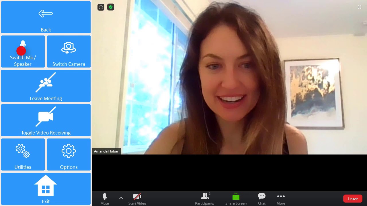 Communicator 5 Accessible Apps &ndash; Zoom