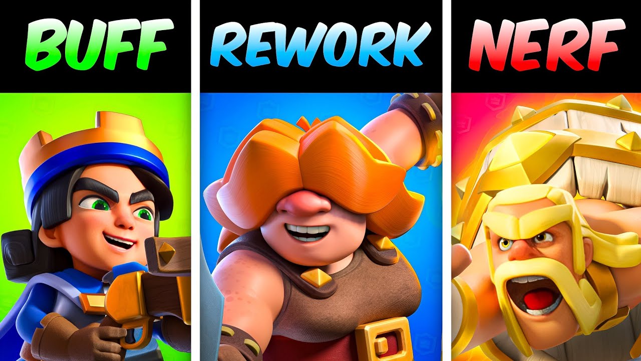 15 карт в Clash Royale, которые нуждаются в усилении, ослаблении или переработке.