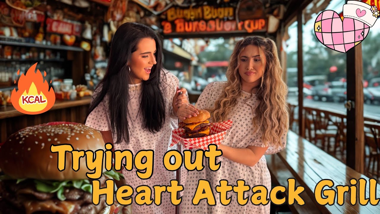 TRYING OUT HEART ATTACK GRILL LAS VEGAS￼!!!